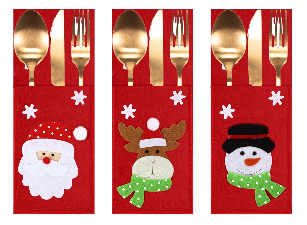 Christmas Cutlery cover 6 pcs (2x KF333)