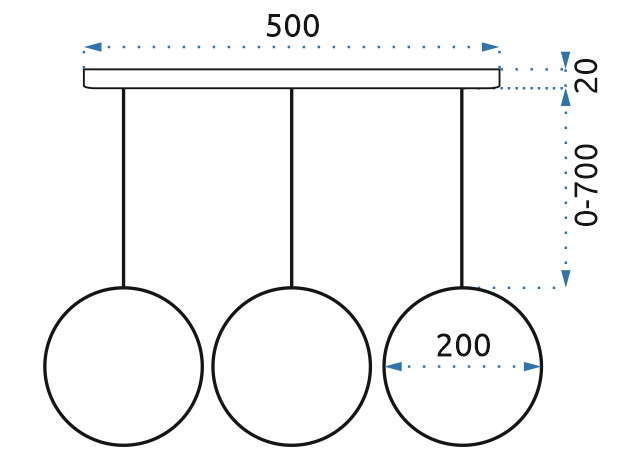 Lamp APP655-3CP