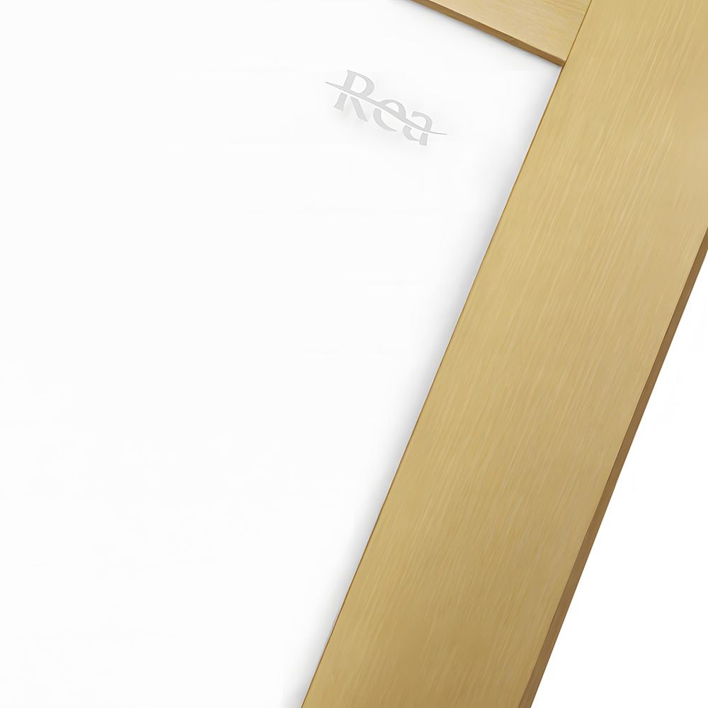 Duschkabine Rea City 80 x 100 Brush Gold