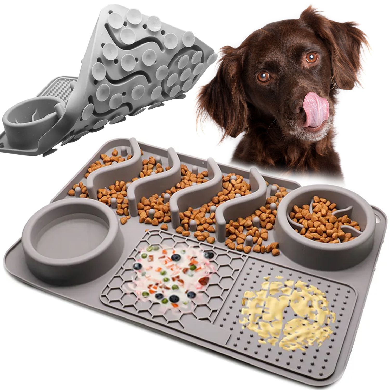 Slow feeder GREY