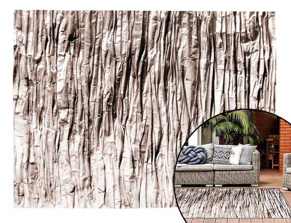Plush carpet Nature 4D Beige Rock