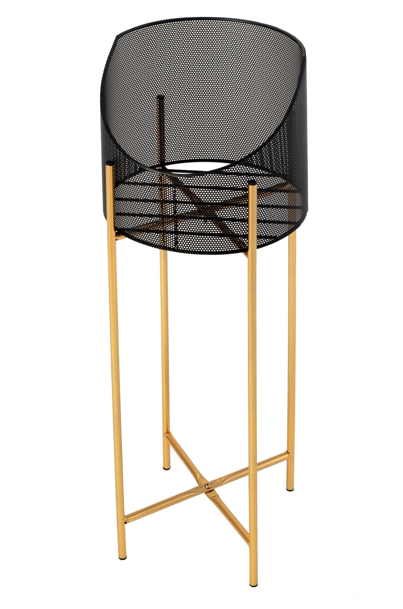 Juego de 2 Macizos de flores Gold Black