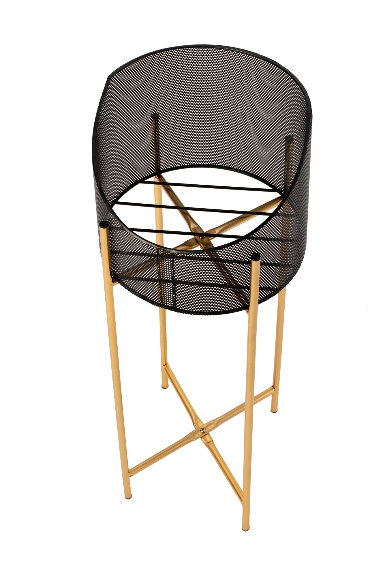 Juego de 2 Macizos de flores Gold Black
