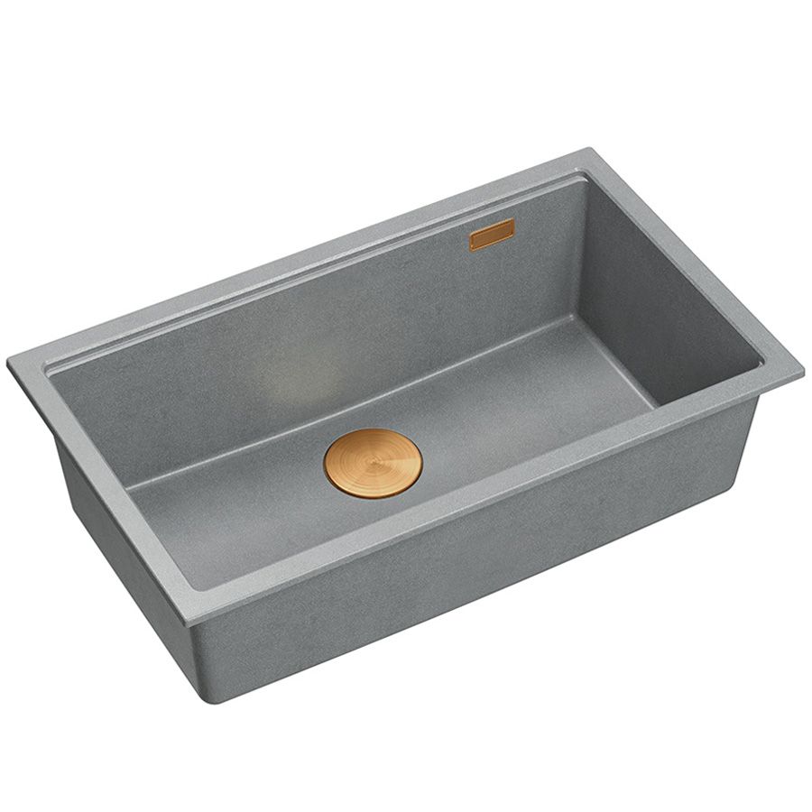 Νεροχύτης από γρανίτη Logan 110 Grey Metallic ( 76 x 45 x 23.5 cm)
