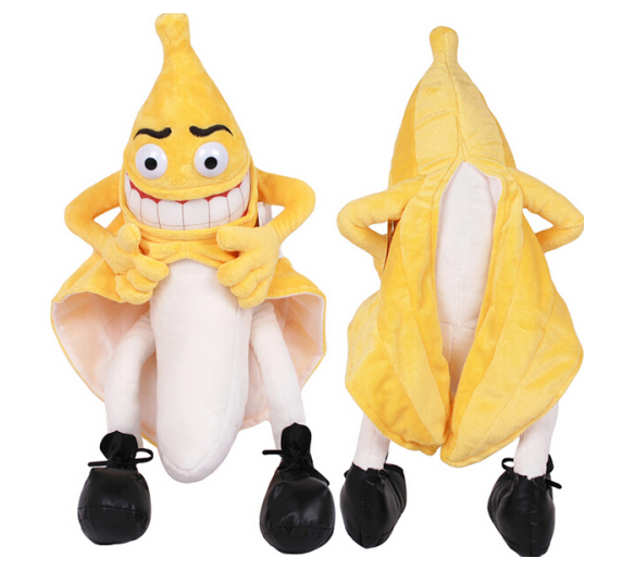 Plush mascot Evil Banana