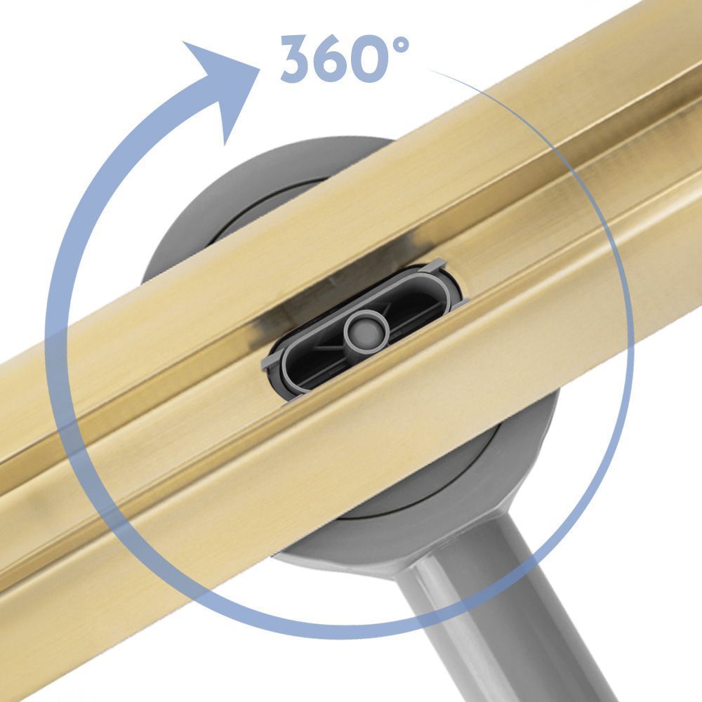 Linijinis nutekėjimas REA NEOX SLIM PRO, BRUSHED GOLD 100