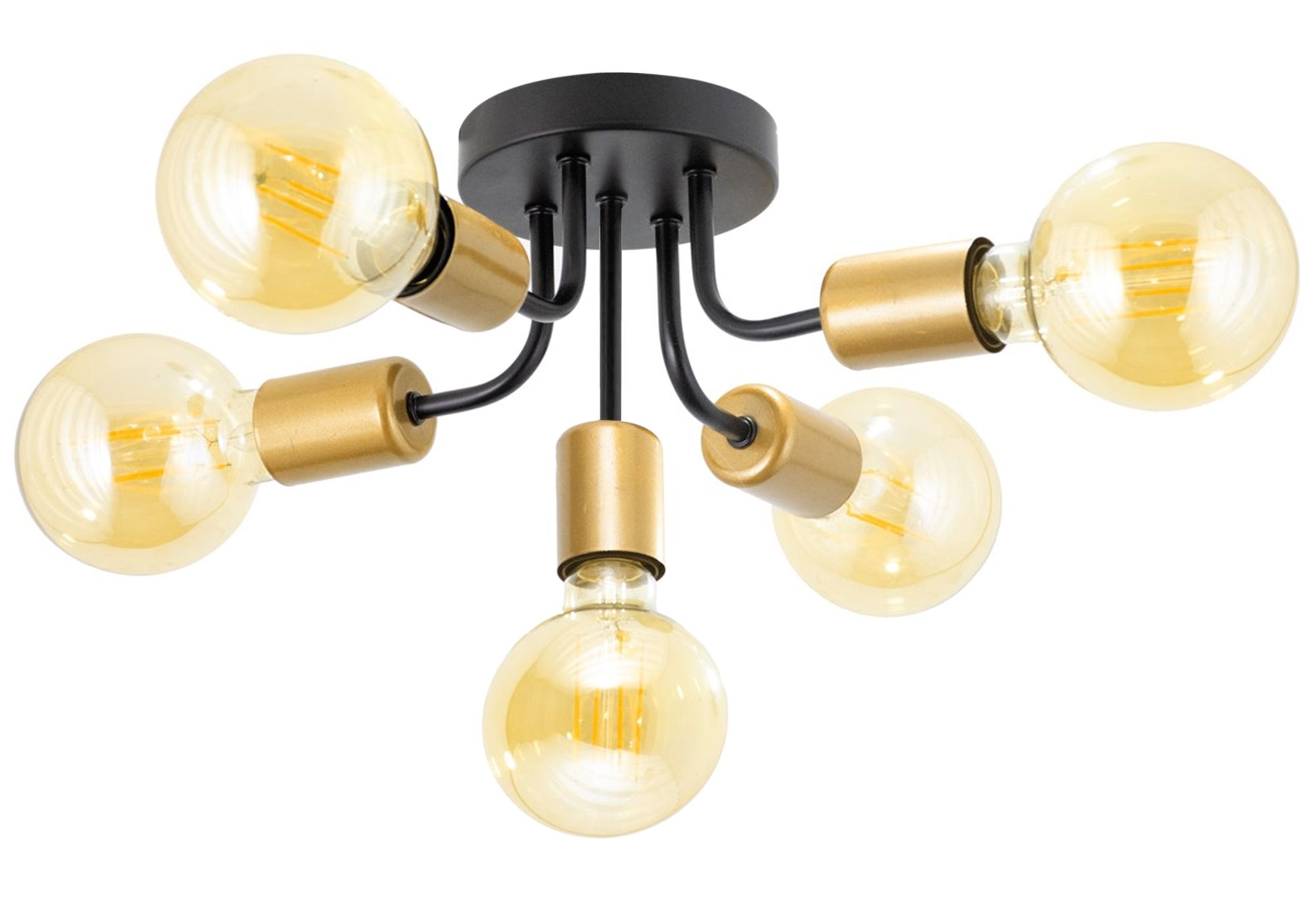 Люстра APP1118-5C Black Gold