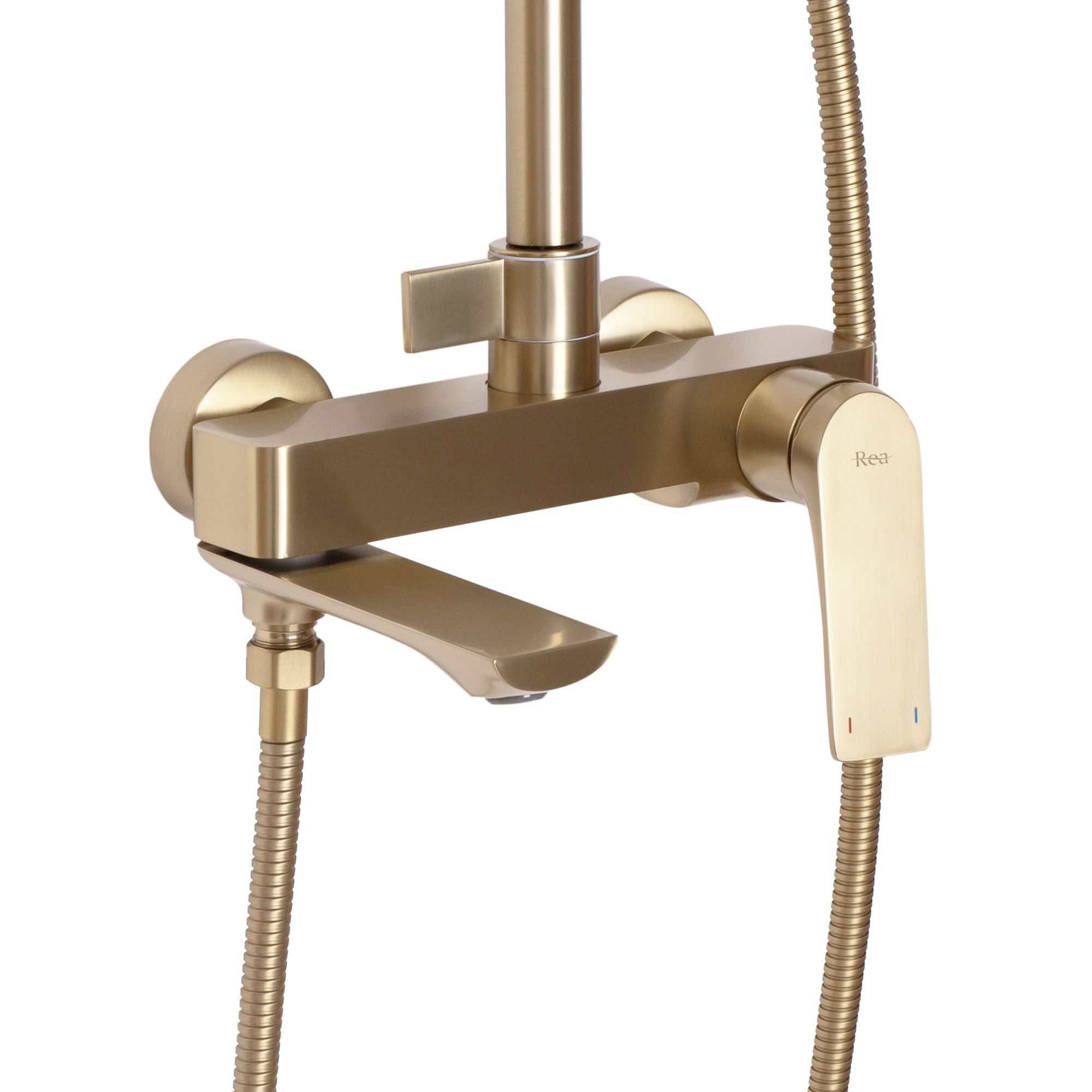 REA AVALON BRUSHED GOLD dušo komplektas