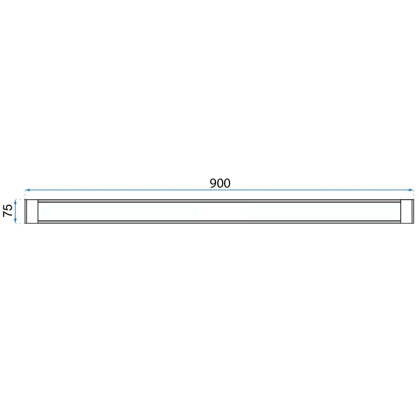 Panel LED 90cm Biały 27W
