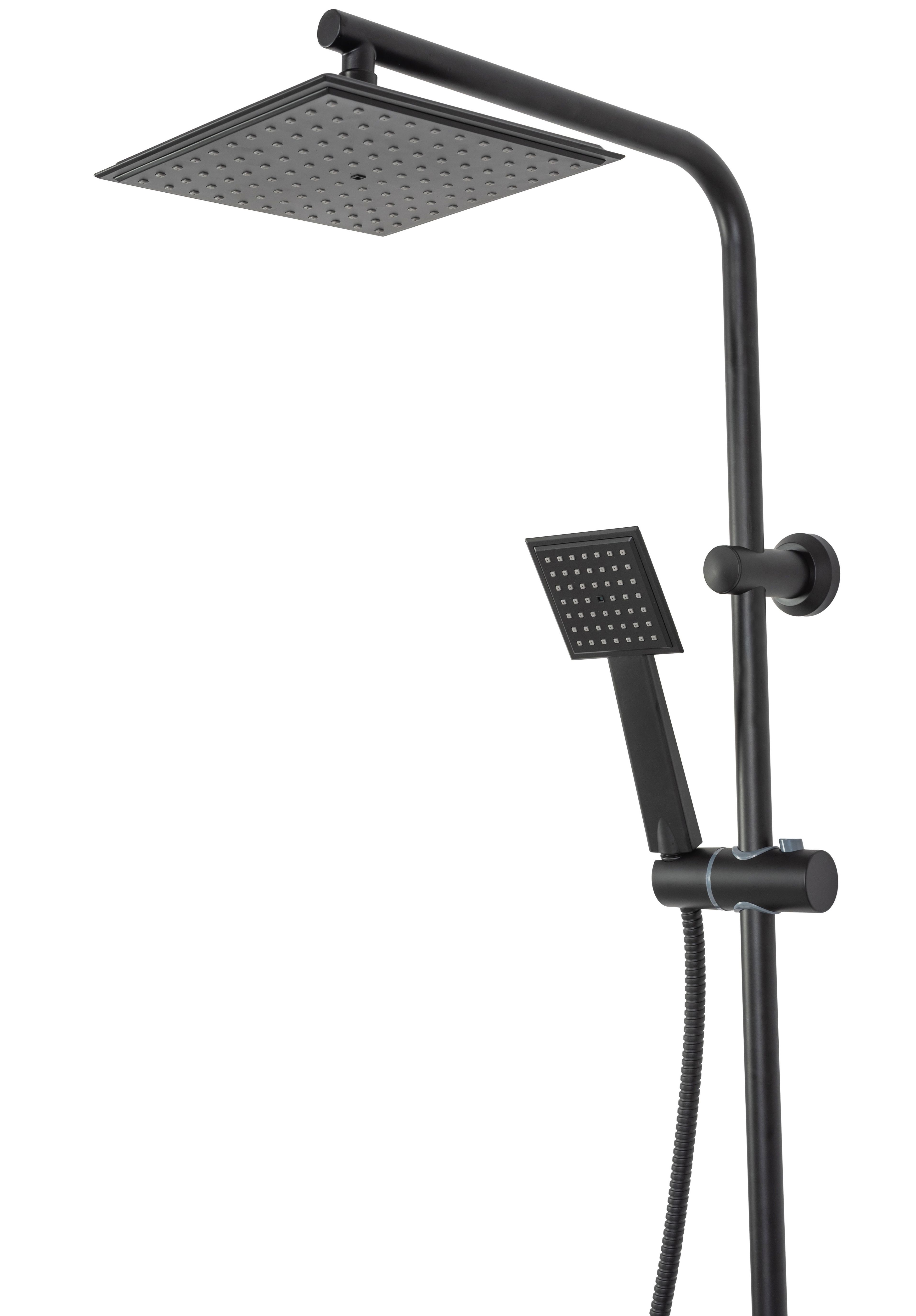 Shower system Rea Bravo Black