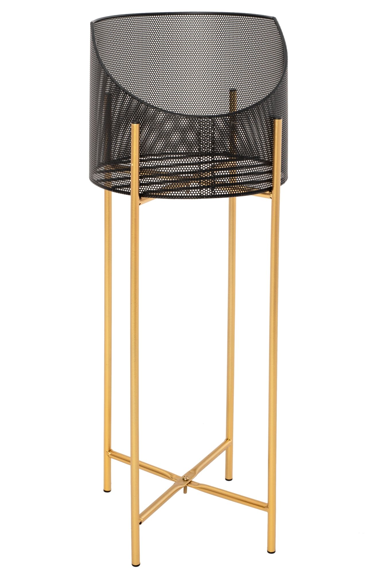 Juego de 2 Macizos de flores Gold Black