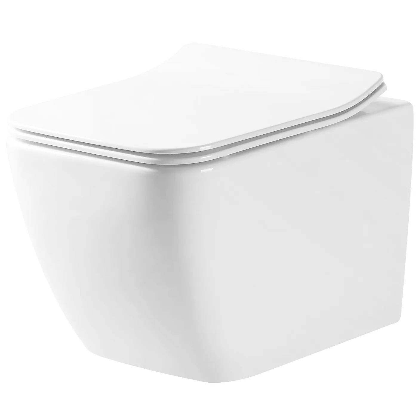 WC csésze REA MARTIN SLIM RIMLESS DUROPLAST