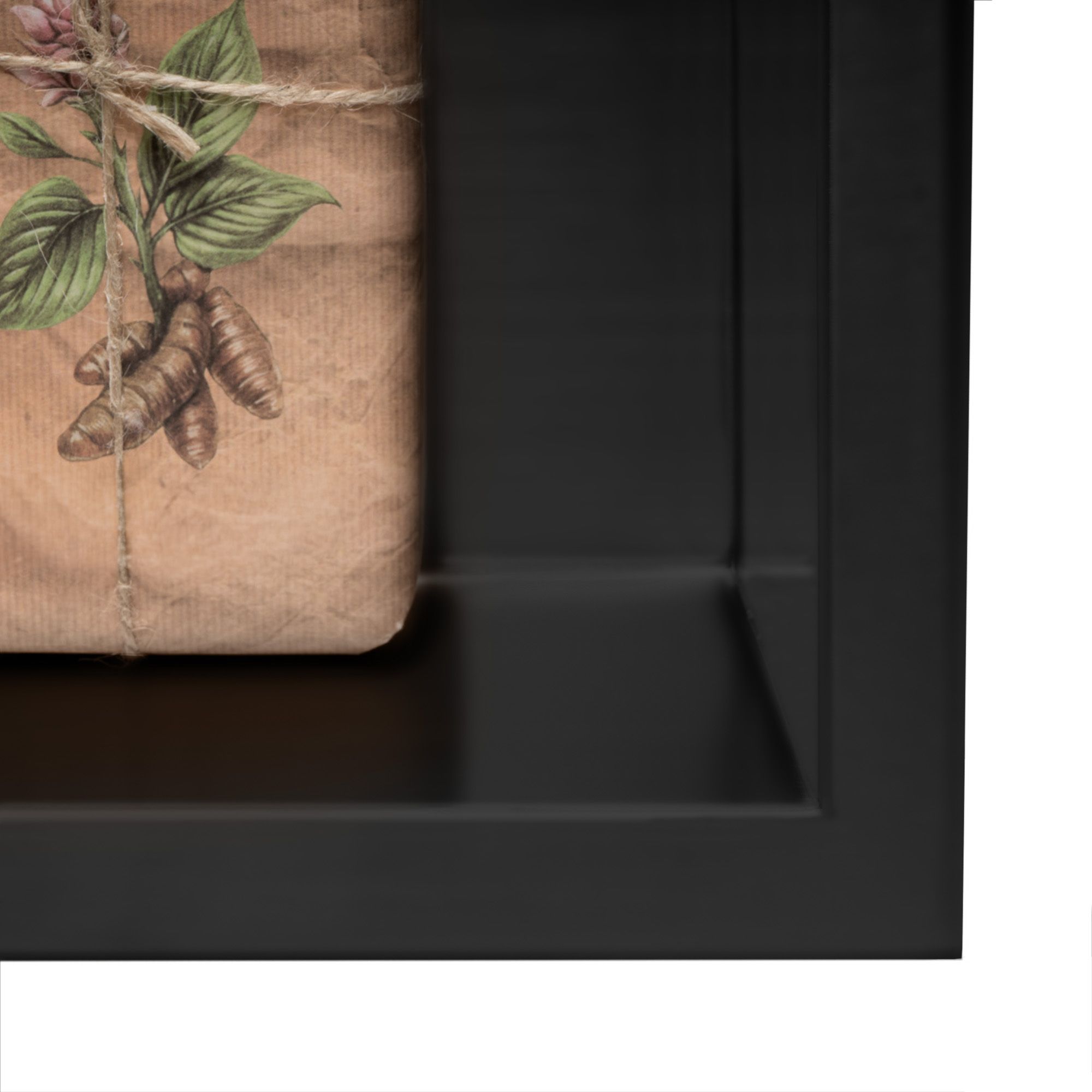 bathroom shelf 30x60 black matt