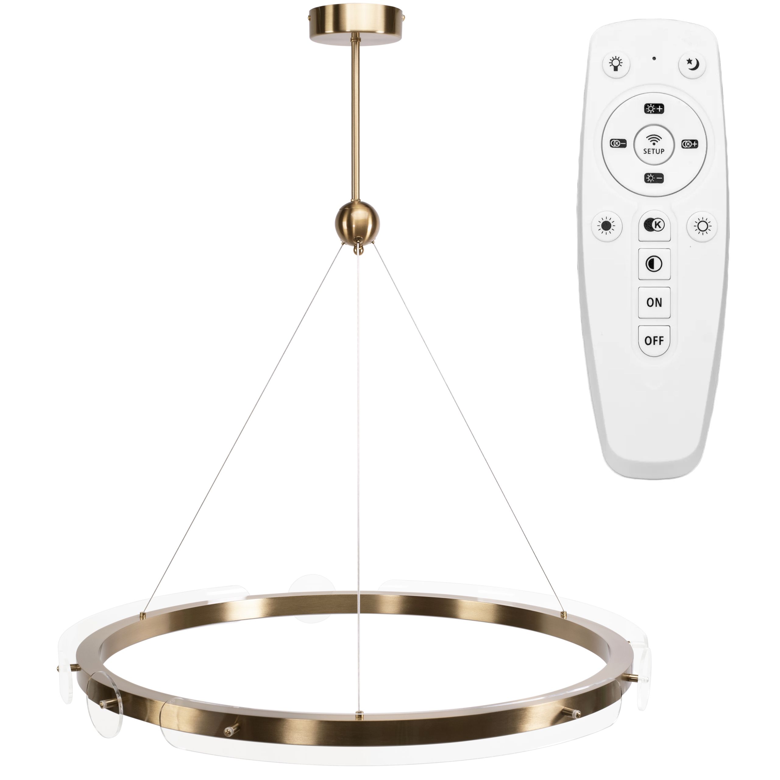 LED Lamp APP1549-cp Gold + Remote Control