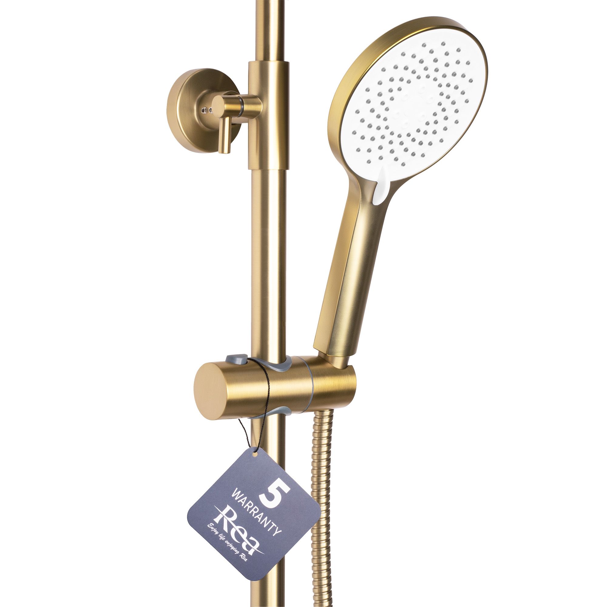 REA AVALON BRUSHED GOLD dušo komplektas