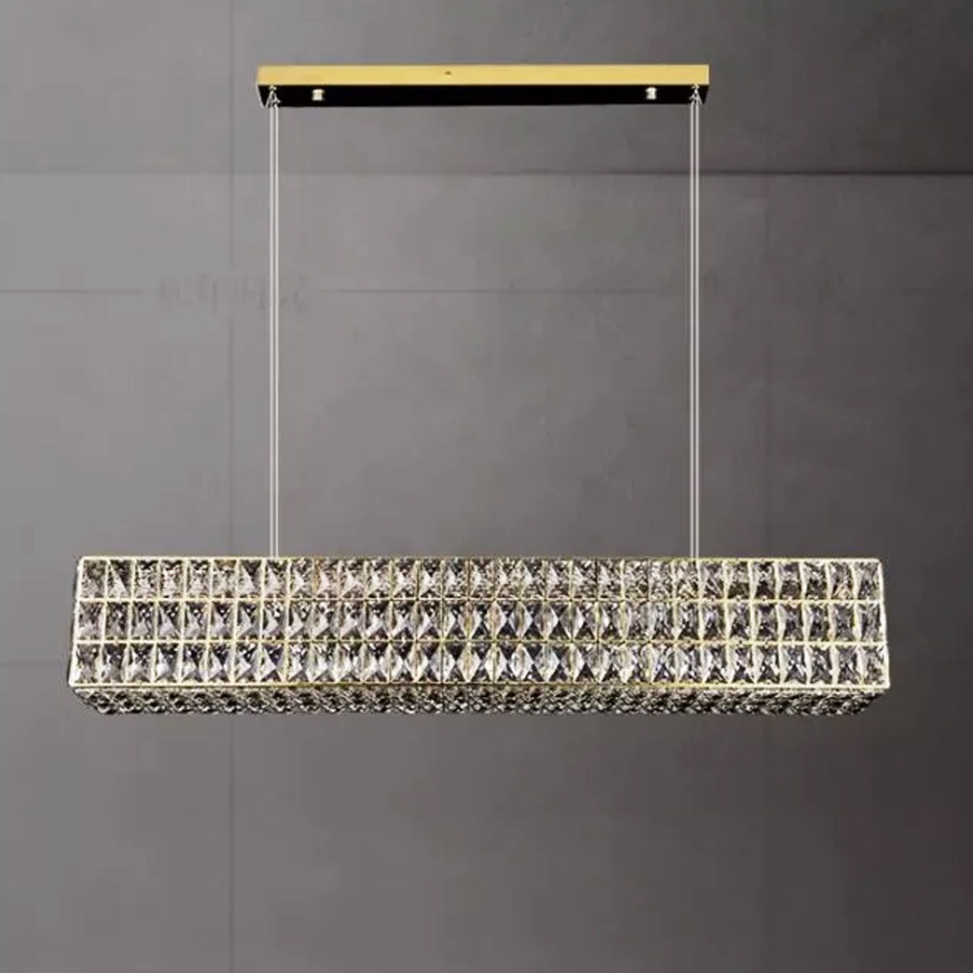 Люстра LED APP1566-CP Gold 60cm