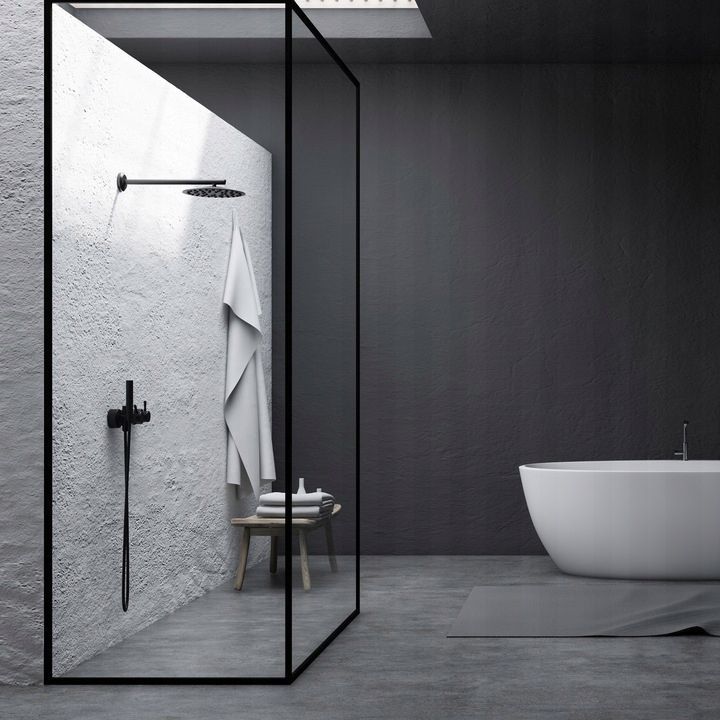 Portasciugamano da bagno Black 322196 - Rea