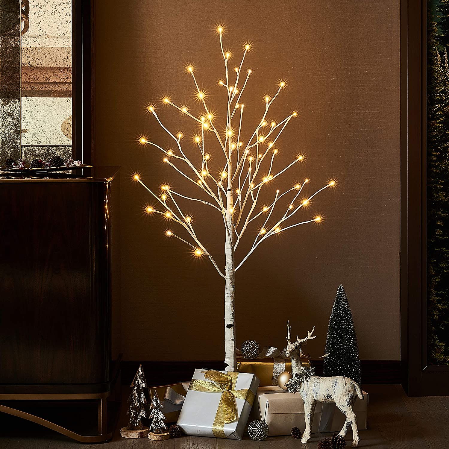 Vánoční stromek Led bříza 150cm CD007-72