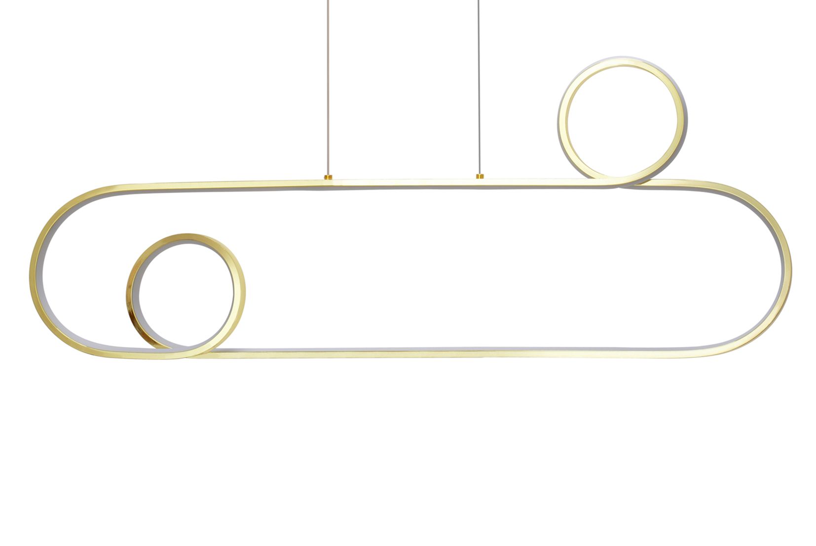 Люстра LED APP809-CP GOLD