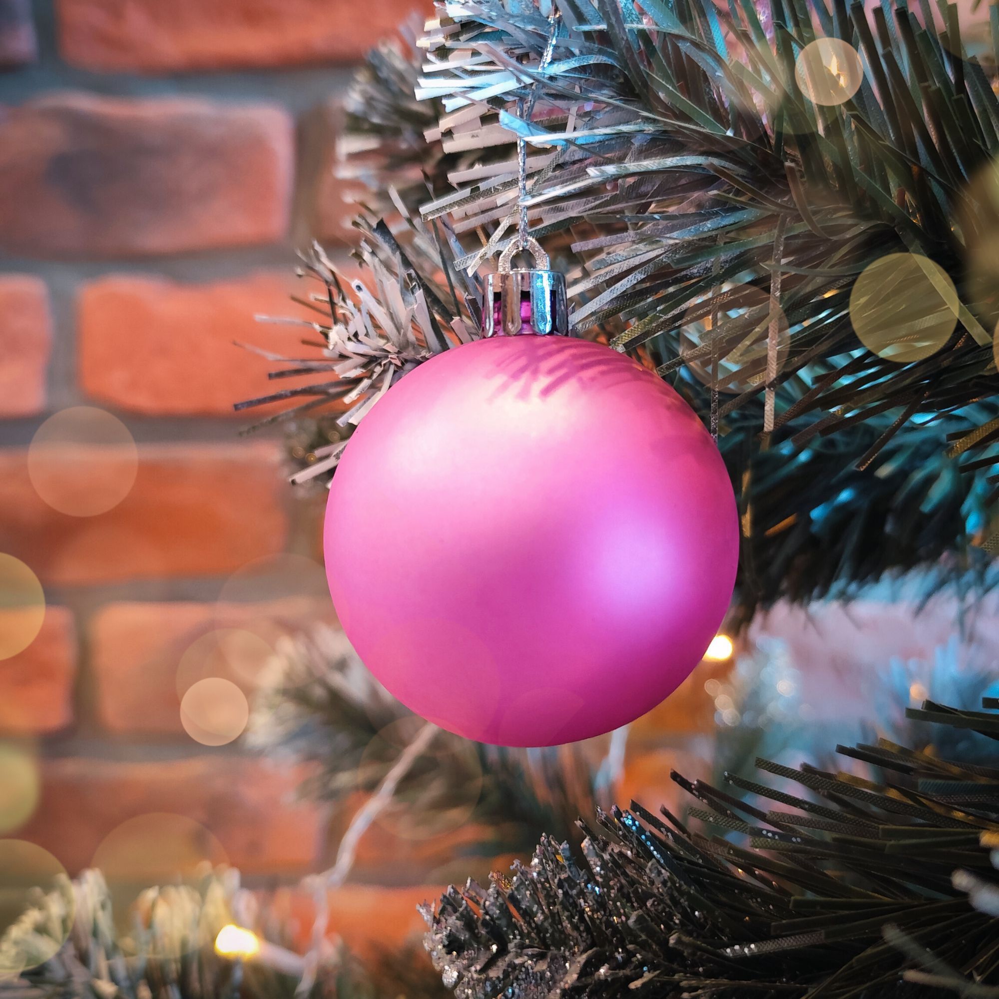 BOMBKI CHOINKOWE PINK 100SZT KL-21X03