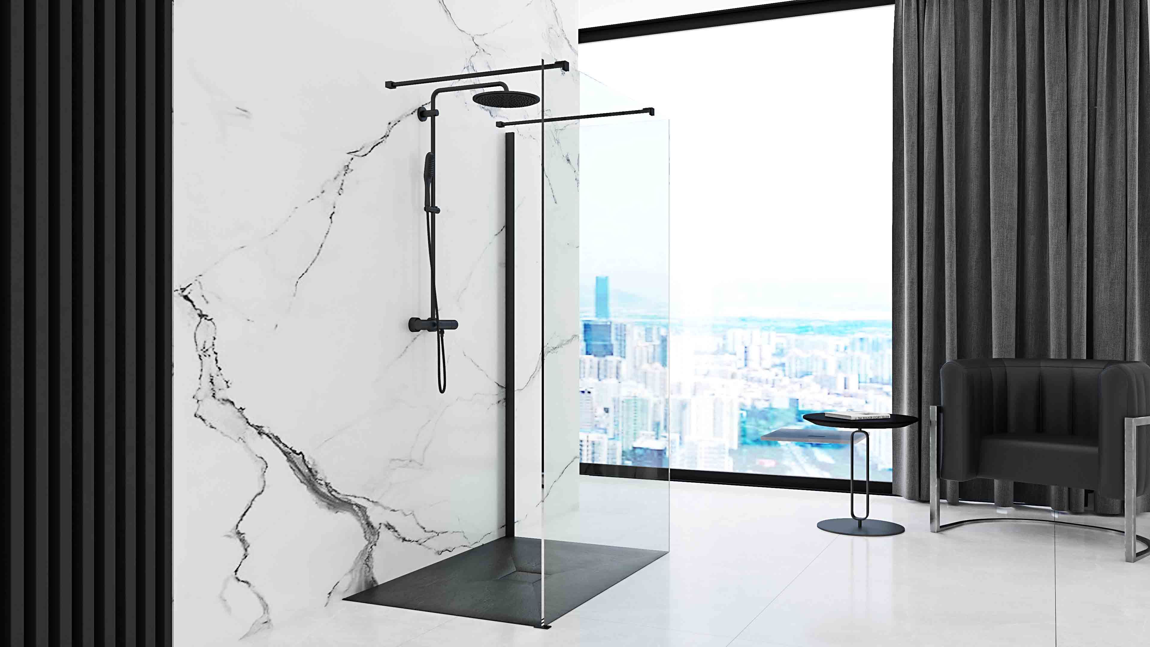 Duschtasse Rea Stone 80 x 100