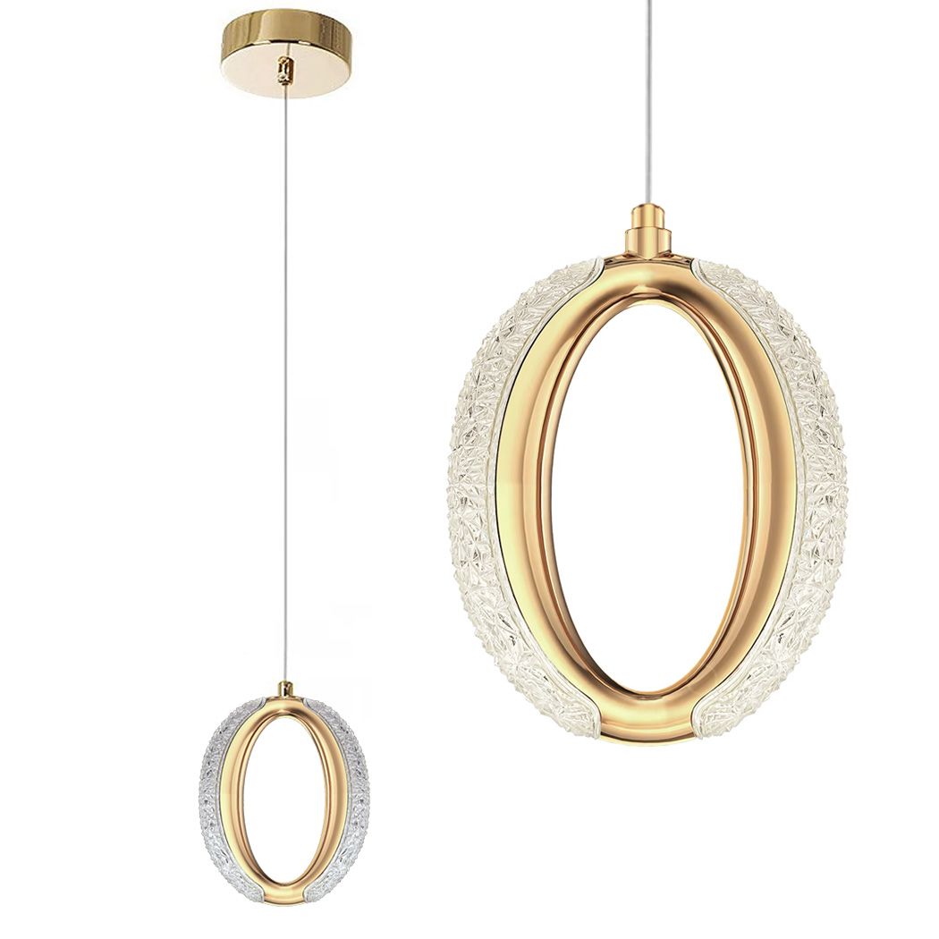 Lámpara Colgante de Cristal LED G114-1CP Złota