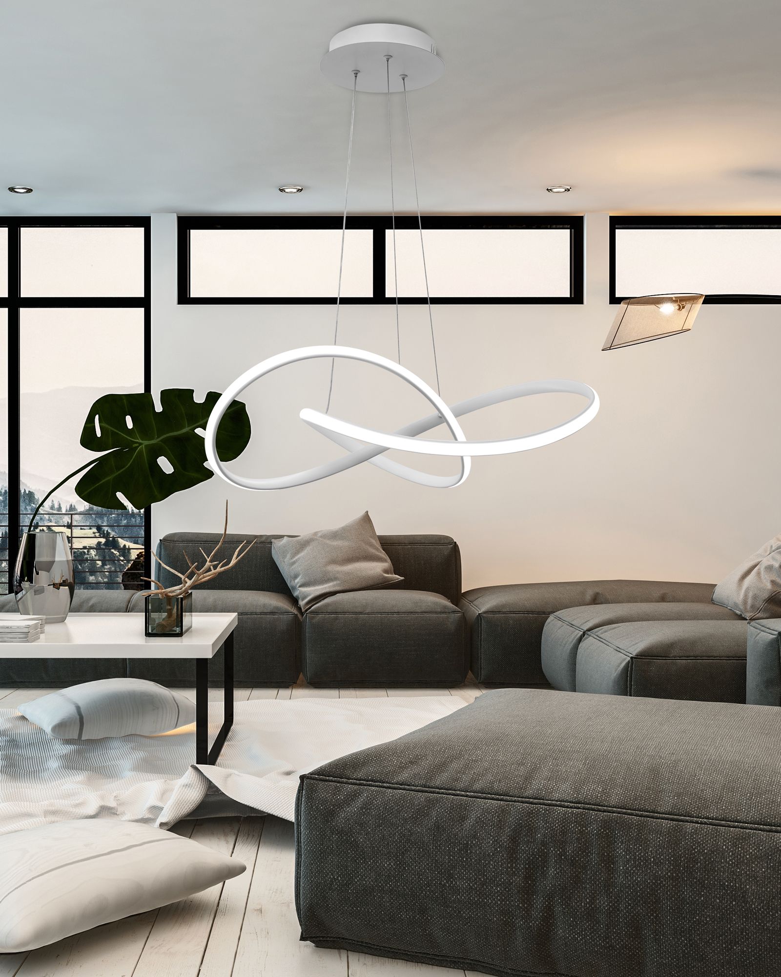 Люстра LED App396 - CP White