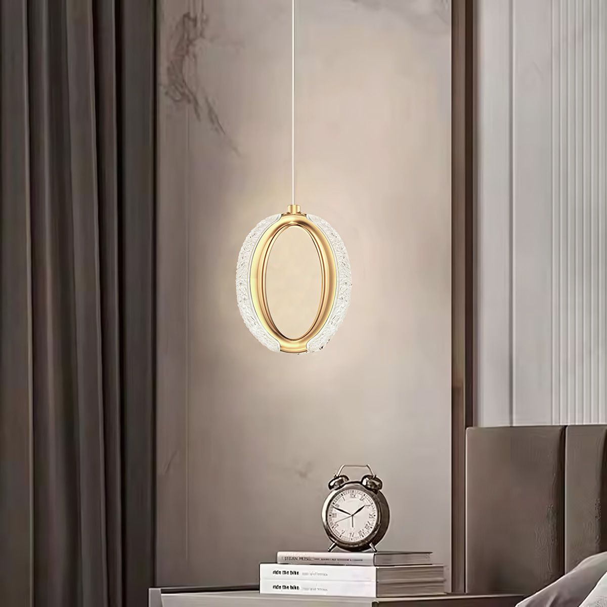 Lámpara Colgante de Cristal LED G114-1CP Złota