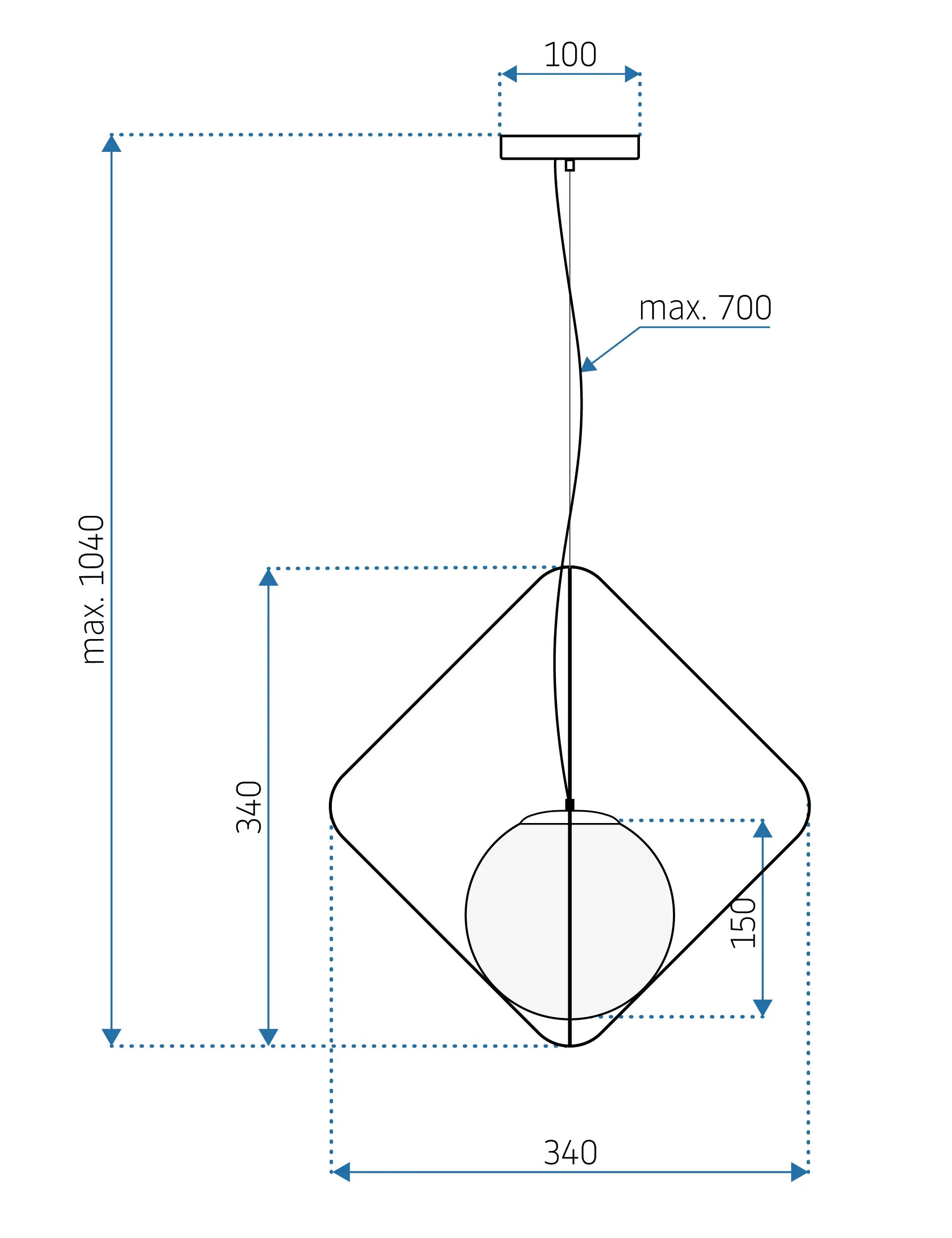 Lámpara APP1017-1CP