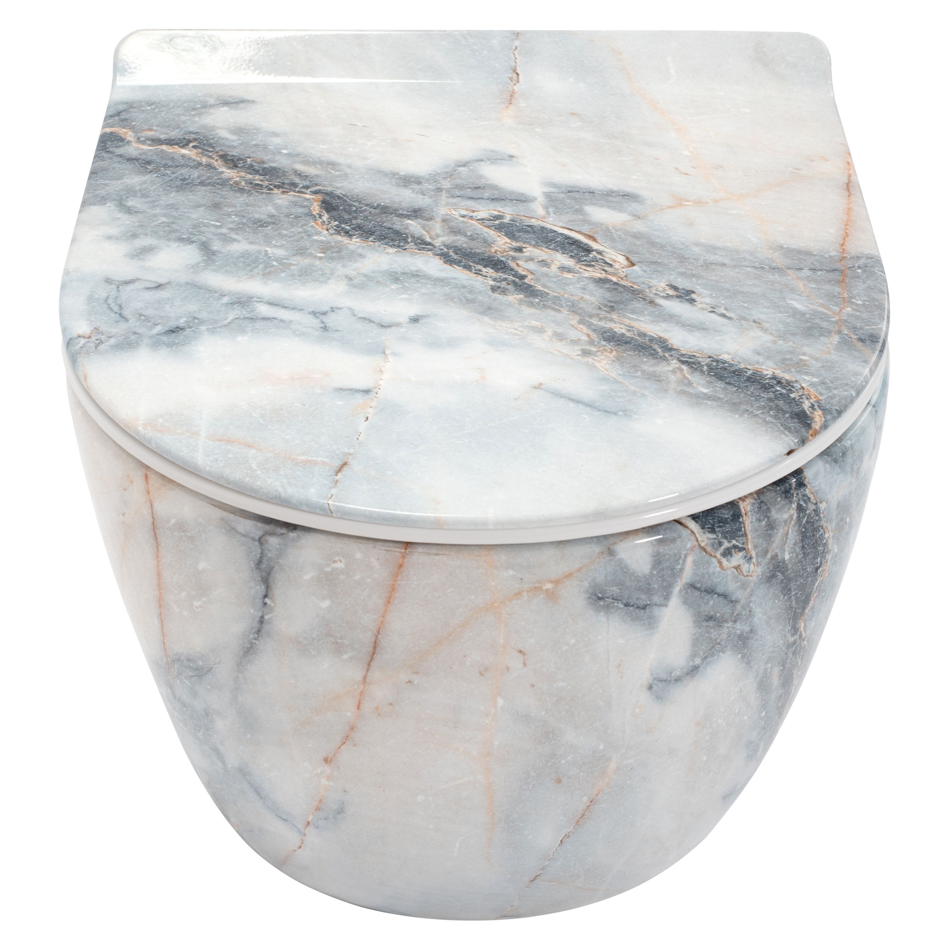 Cuvette WC suspendue Rea Carlos Slim Granit Shiny N