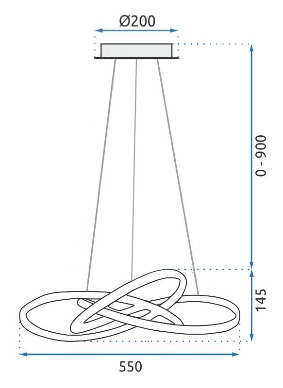 Lamp LED APP393-CP
