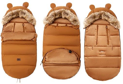 Baby sleeping bag Teddy PRO-V Pastel Orange