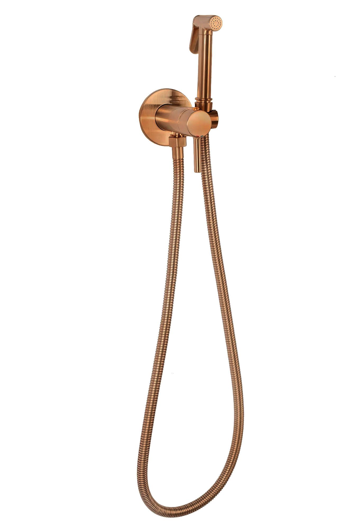 BIDE MAIŠYTUVAS SU DUŠELIU  Lungo Loop Copper Brush