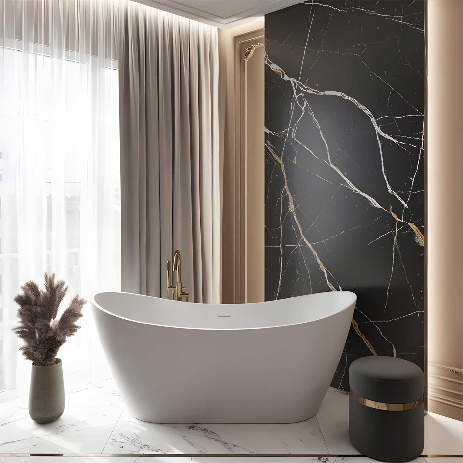 Freestanding bath Rea Ferrano 170