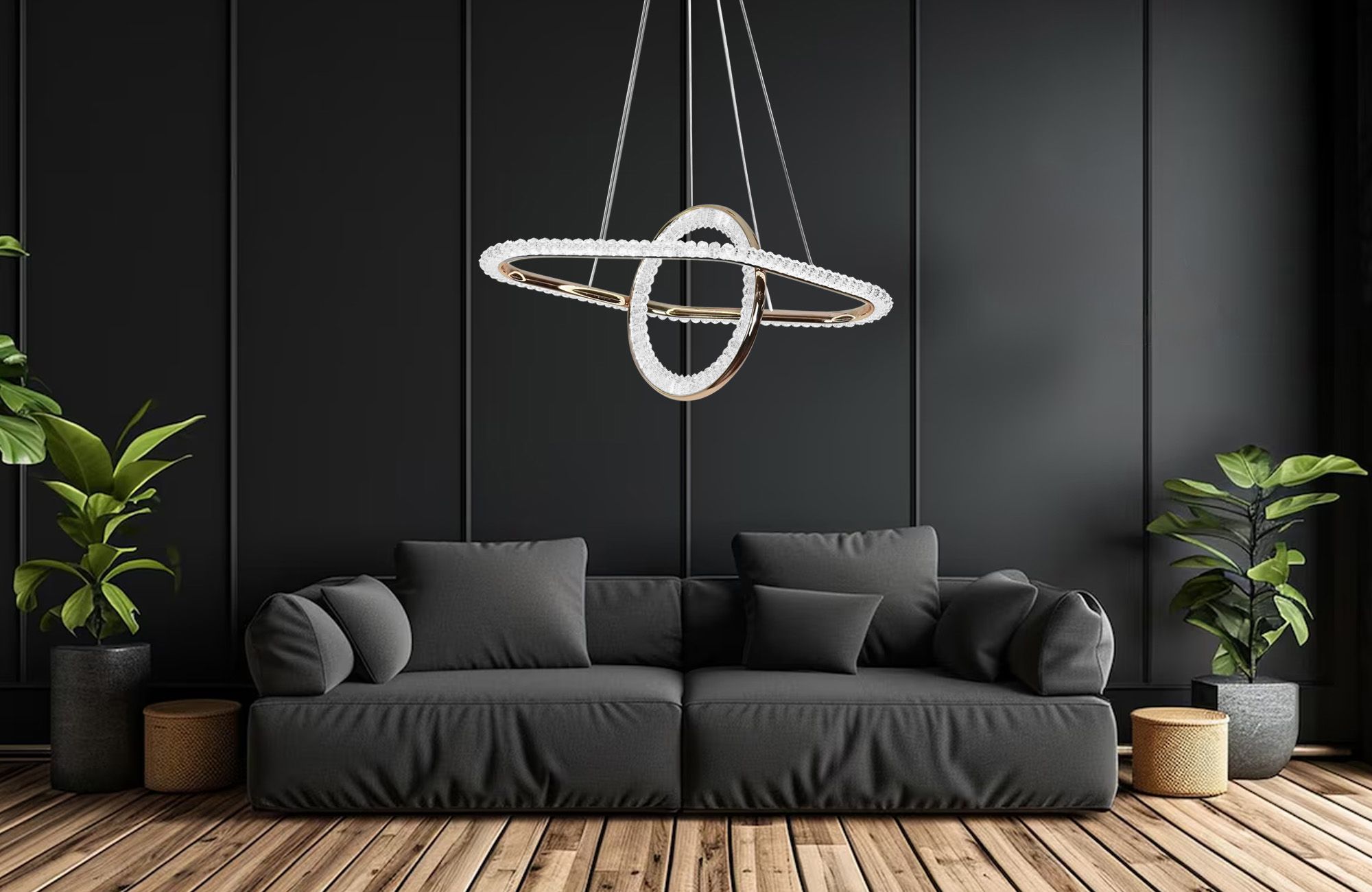 Lámpara LED G034-CP Gold