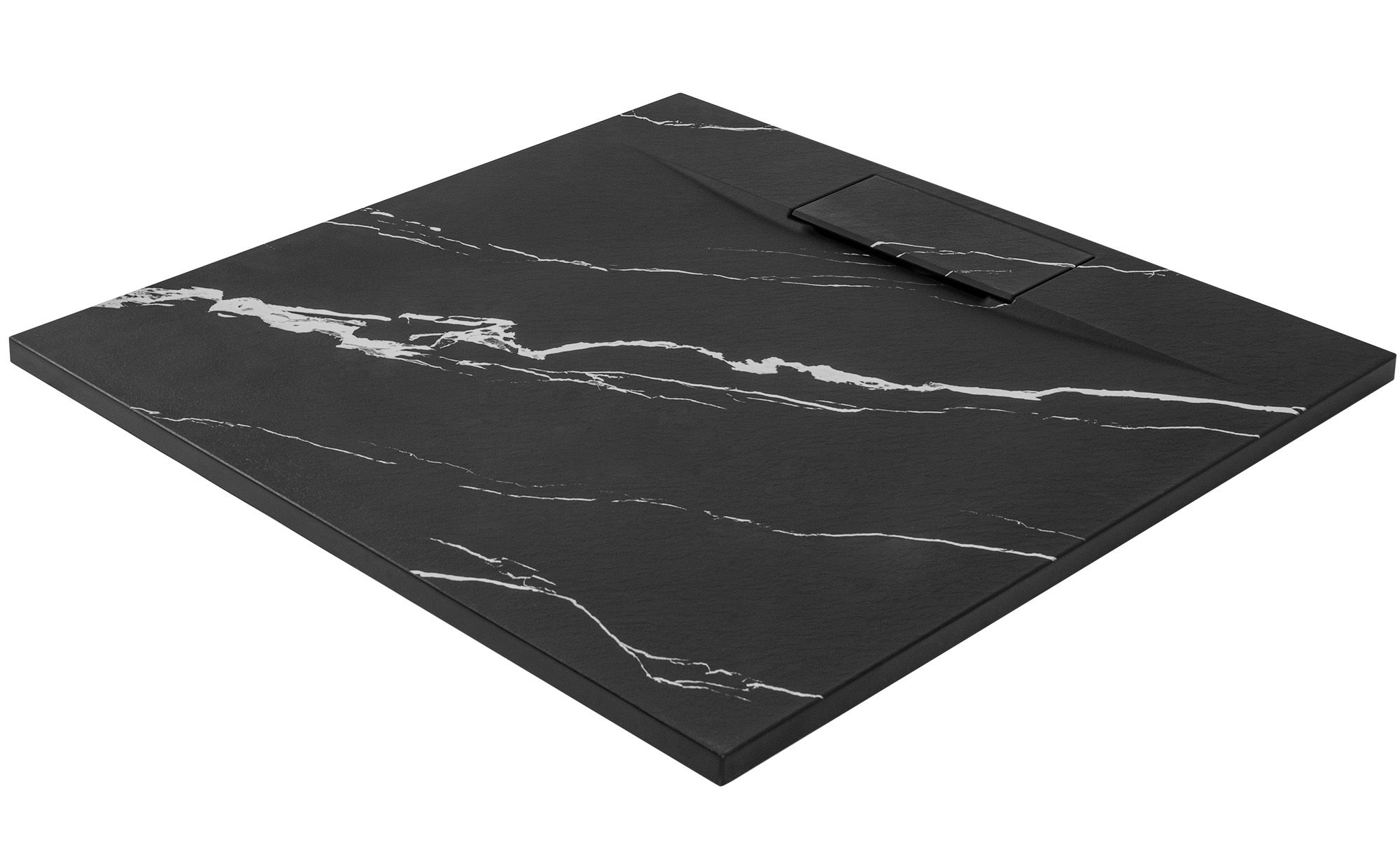Shower tray Bazalt CARRARA BLACK 90x90