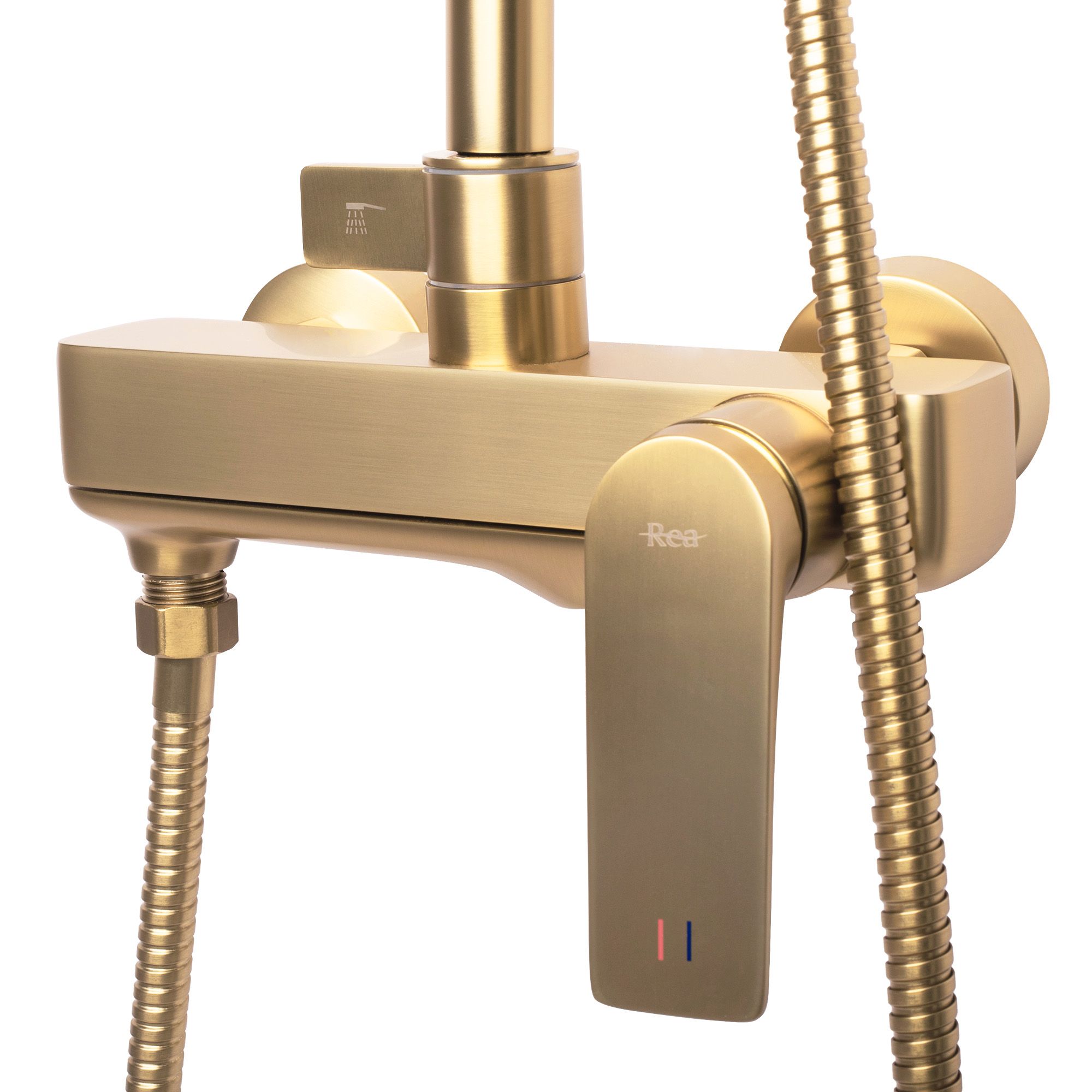 REA AVALON BRUSHED GOLD dušo komplektas
