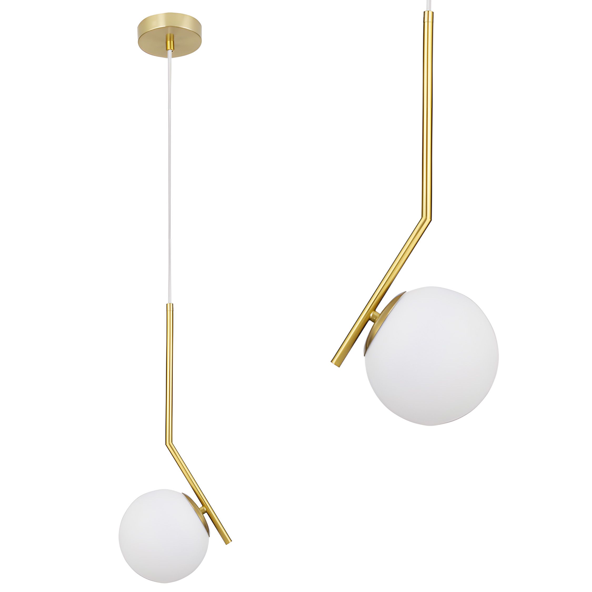 Люстра G106-1W Gold White