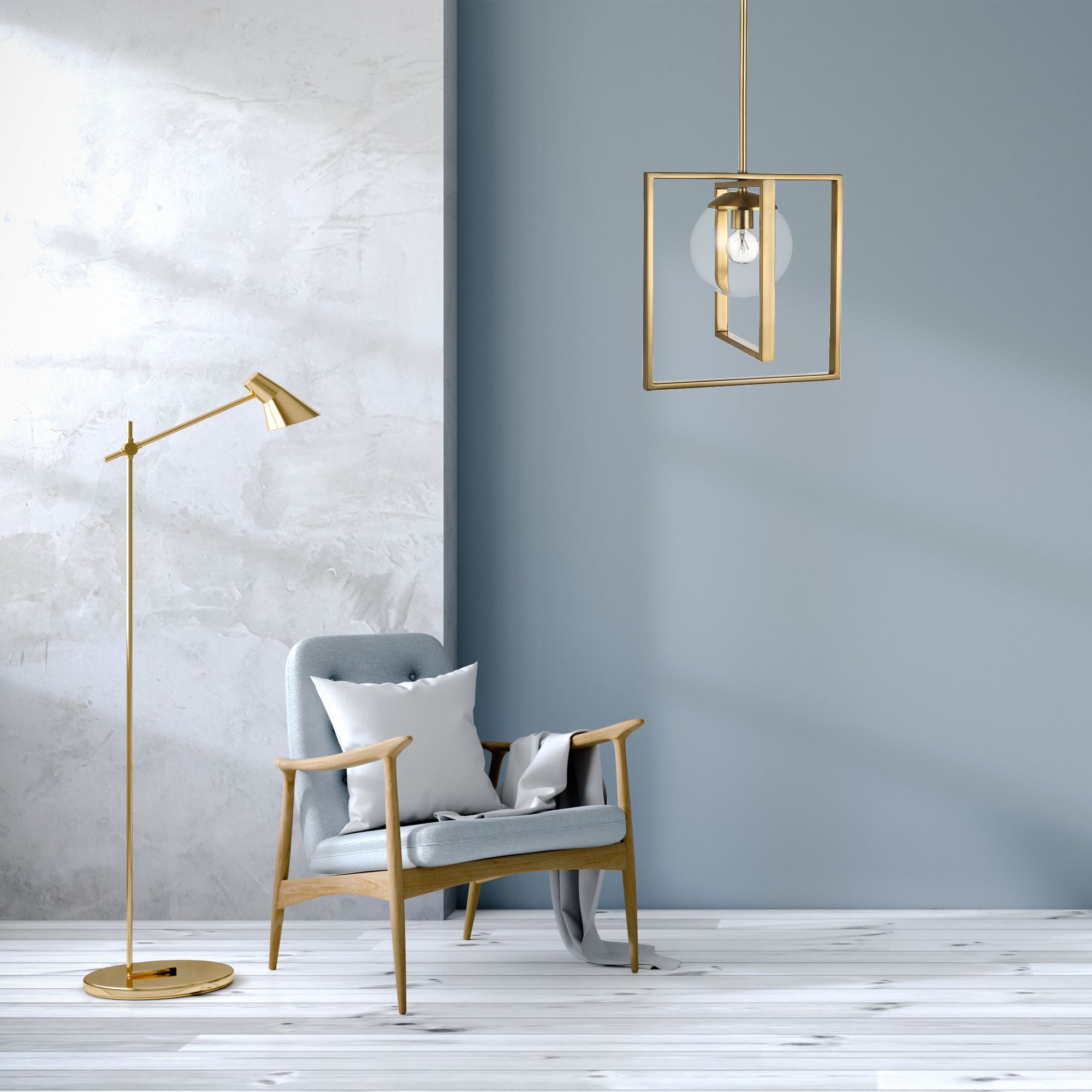 Ceiling lamp APP1215-1CP Gold