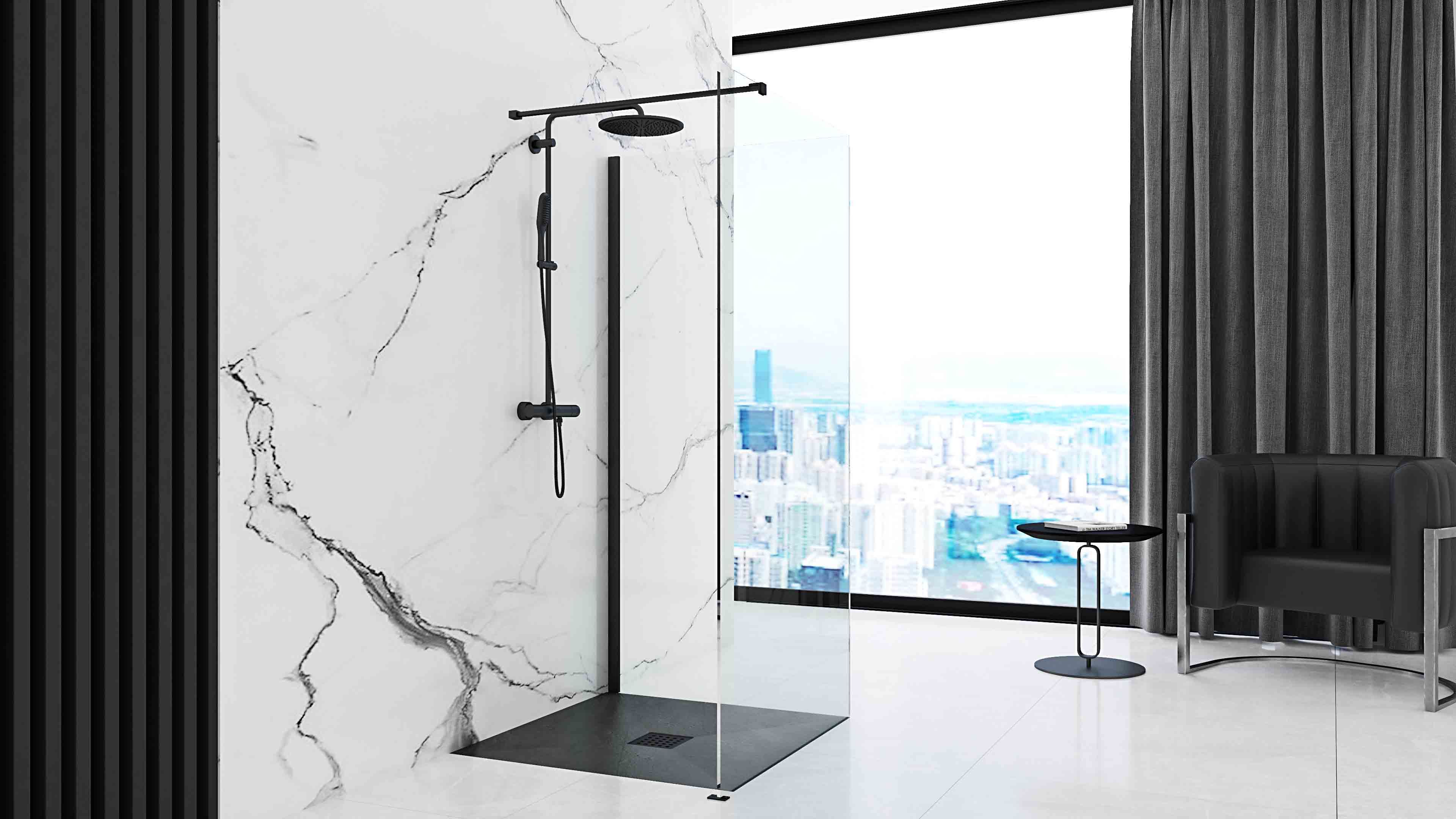 Receveur de douche Black Rock 90x90