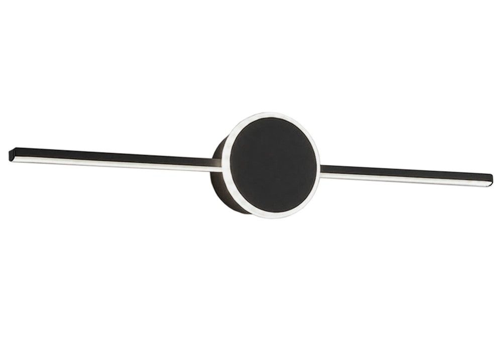 LED Wall lamp 40CM APP848-1W ROUND BLACK