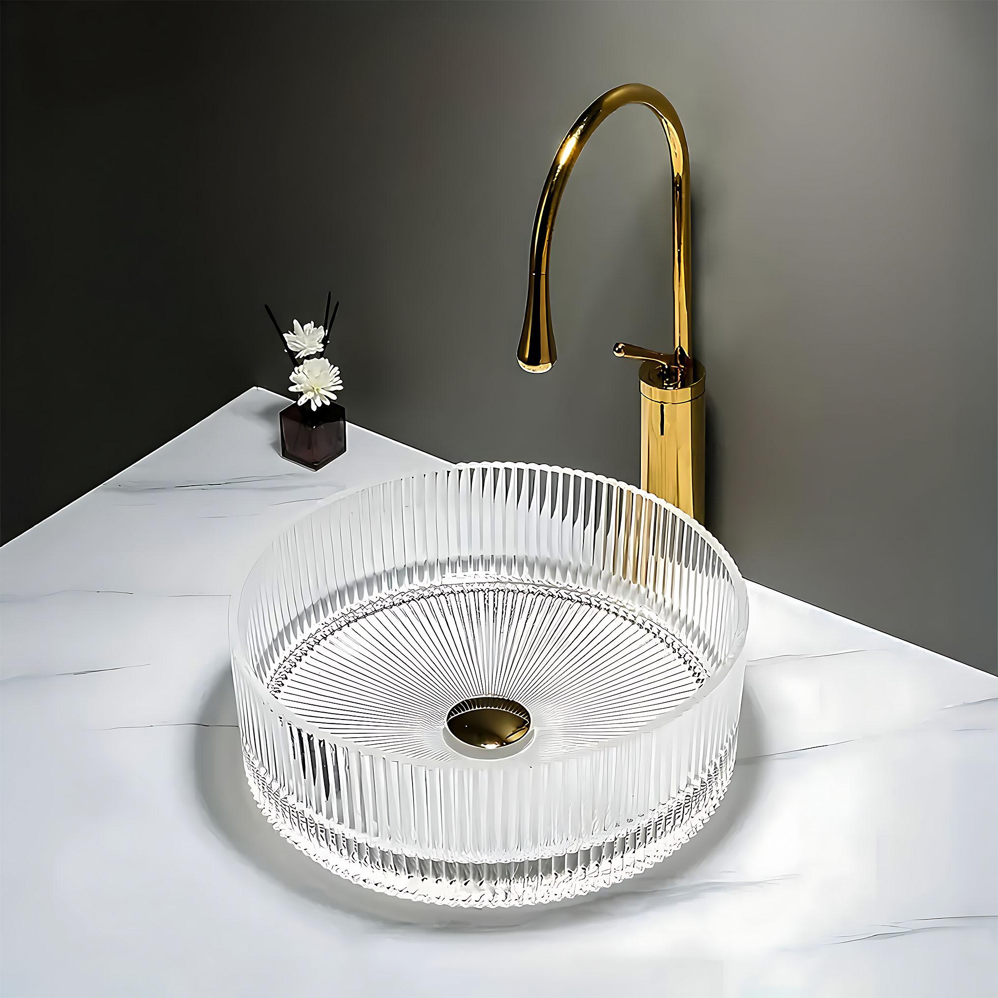 Countertop washbasin Rea Ingrid 36 Transparent - Rea