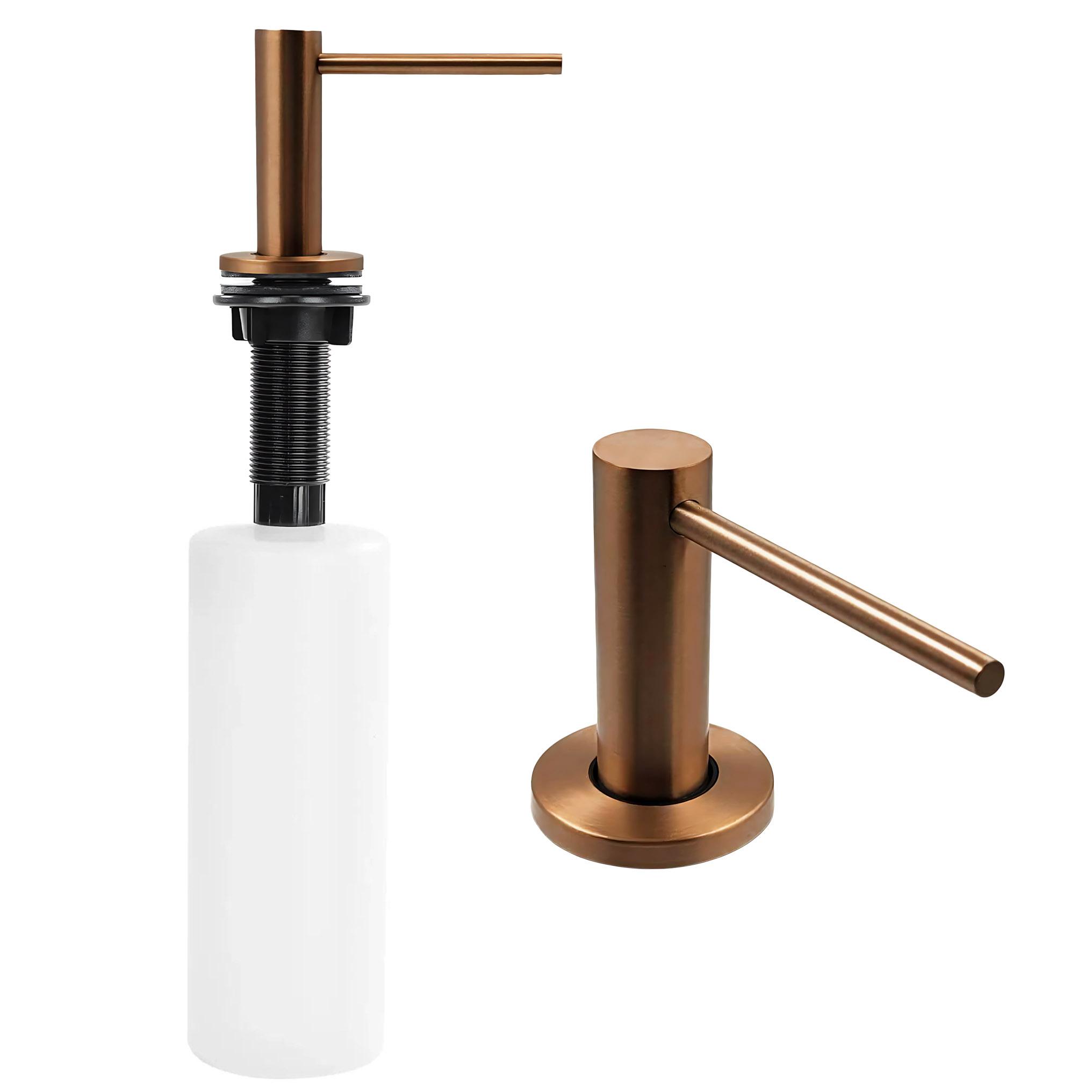 Detergent dispenser for sinks Rea DEX Brush Copper - Rea